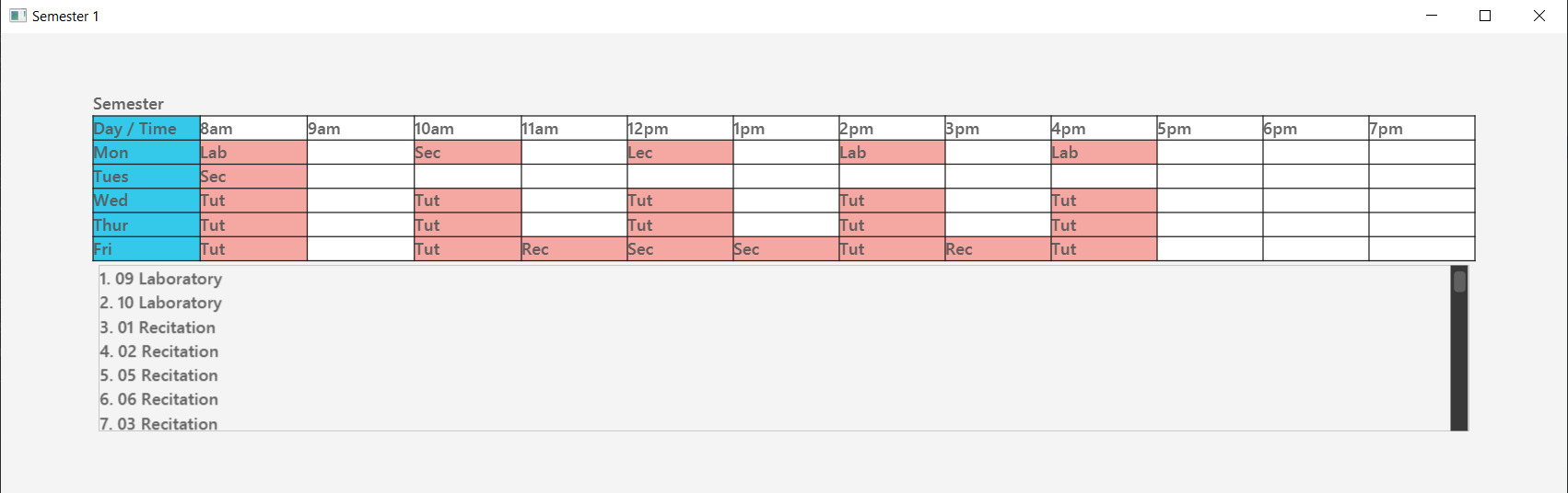 CalSchedule